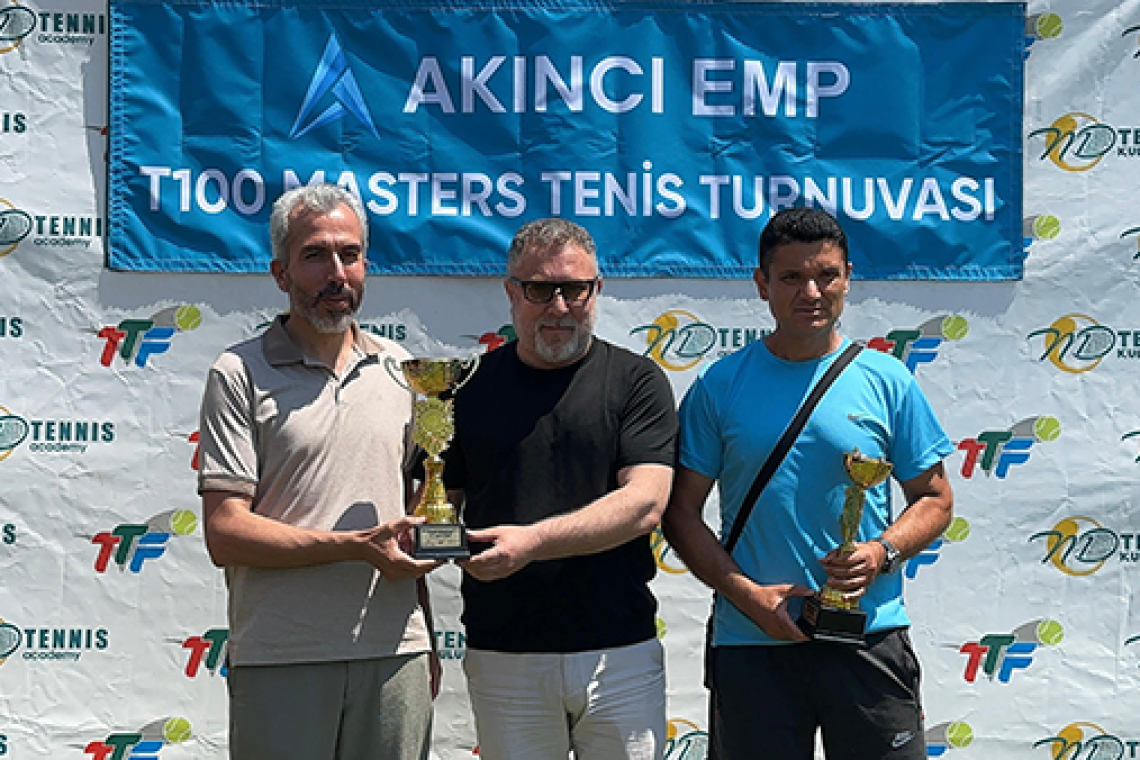 Arsuz'da Master Tenis Turnuvası Sona Erdi