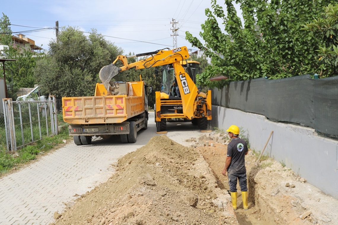 DEFNE DURSUNLU’DA SU İLETİMİNDE GÜÇLENDİRME