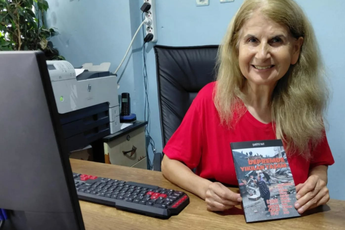 GAZETECİ SAY'DAN "DEPREMDE YIKILAN YAŞAM" ADLI KİTAP