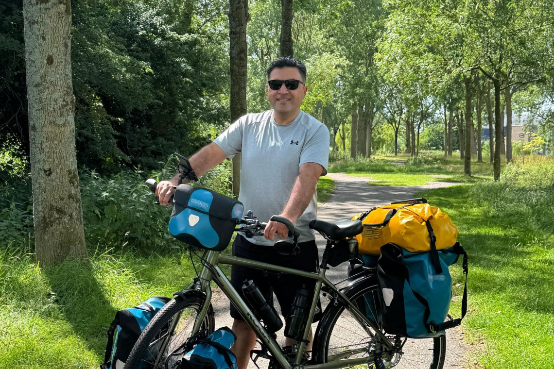 VEYSEL BALDEMİR, DEPREMZEDE ÇOCUKLAR İÇİN PEDAL ÇEVİRECEK