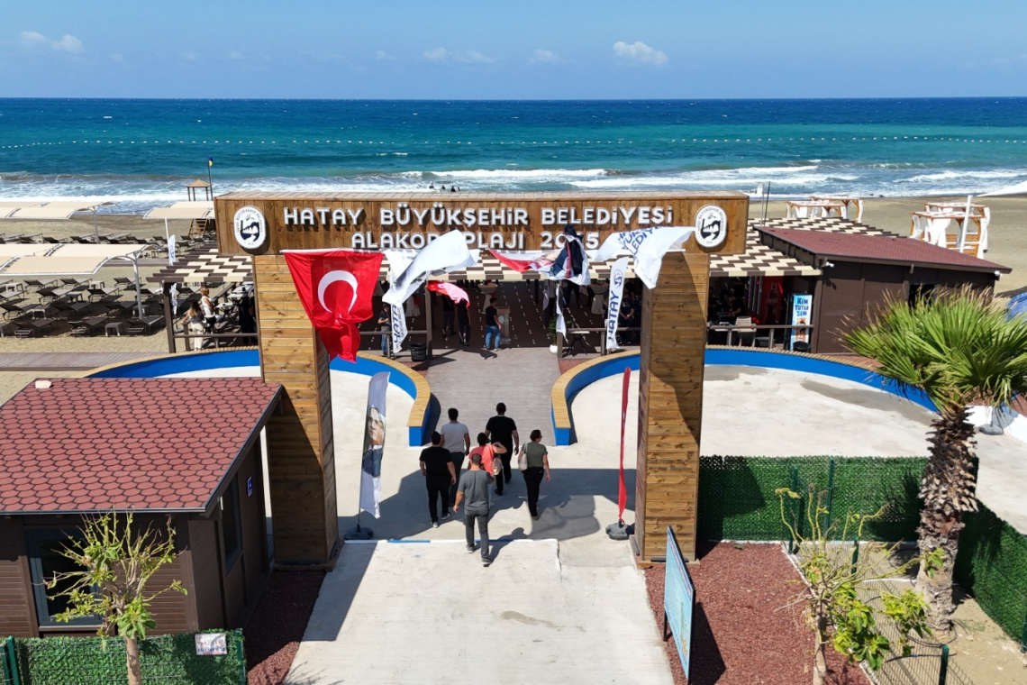 HATAY ARSUZ ALAKOP PLAJI HİZMETE AÇILDI