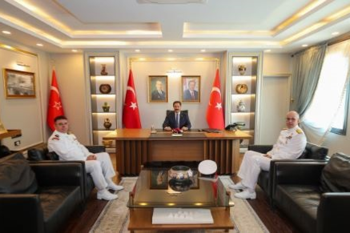 Sahil Güvenlik Komutanlarından Vali Masatlı'ya Ziyaret