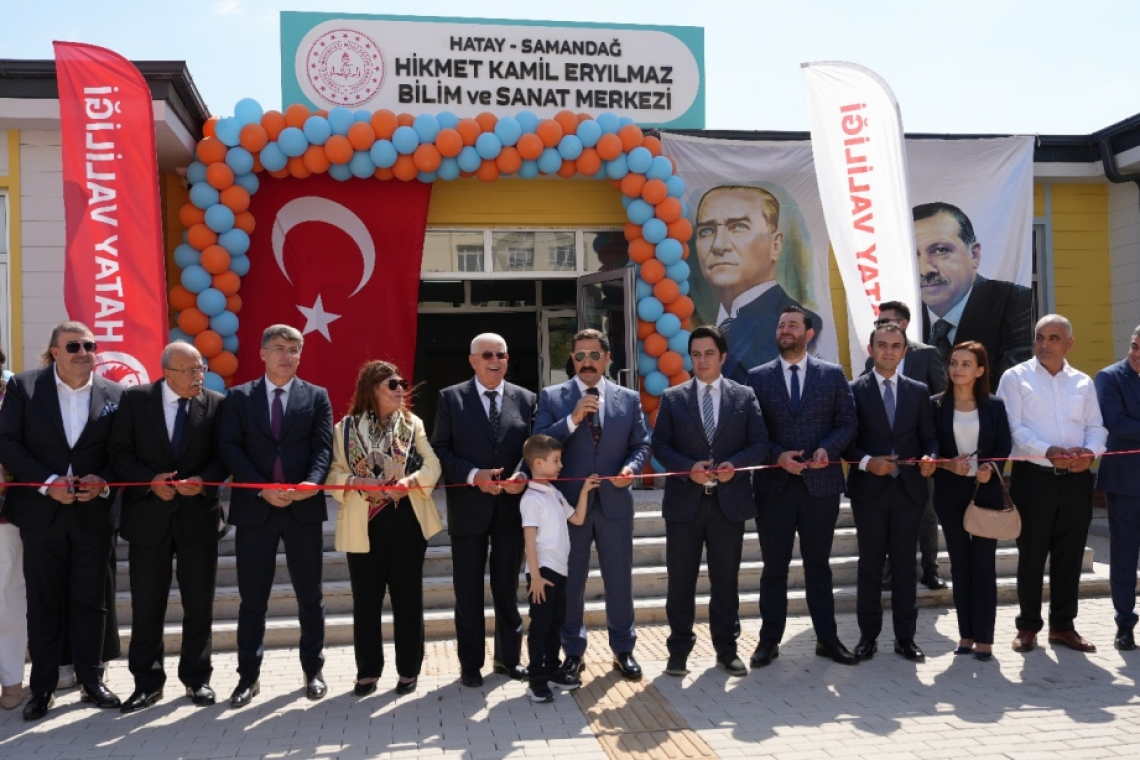 SAMANDAĞ HİKMET KAMİL ERYILMAZ BİLİM VE SANAT MERKEZİ AÇILDI