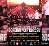 ÖĞRETMENLER KOROSU ARSUZ'DA SAHNEDE