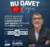 Dr. Çolakoğlu CHP İl Başkan Adayı Oldu