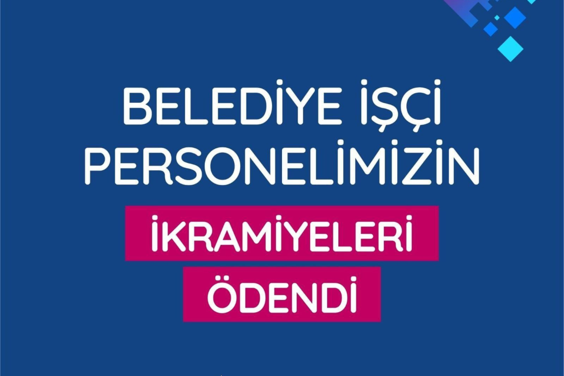 ANTAKYA'DA İŞÇİ PERSONELİNİN İKRAMİYELERİ ÖDENDİ