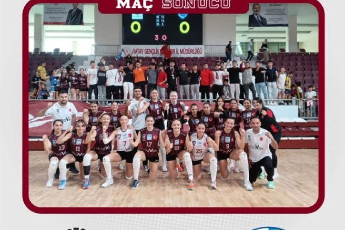 KADIN VOLEYBOLDA GALİBİYETE DEVAM