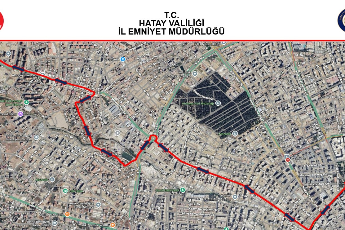 ANTAKYA'DA YENİ GÜZERGAH DUYURUSU
