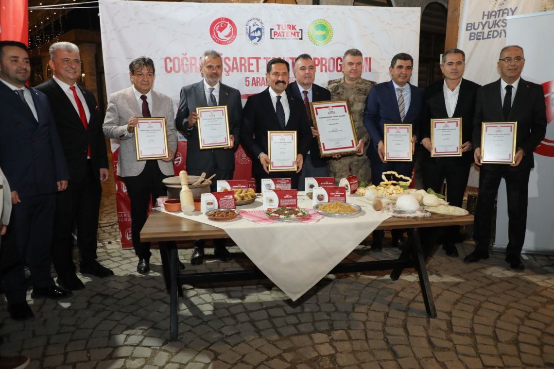 HATAY’IN 57 ÜRÜNÜ TESCİLLENDİ