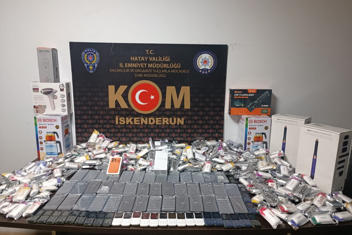 Hatay'da Gümrük Kaçağı 400 Adet Elektronik Sigara