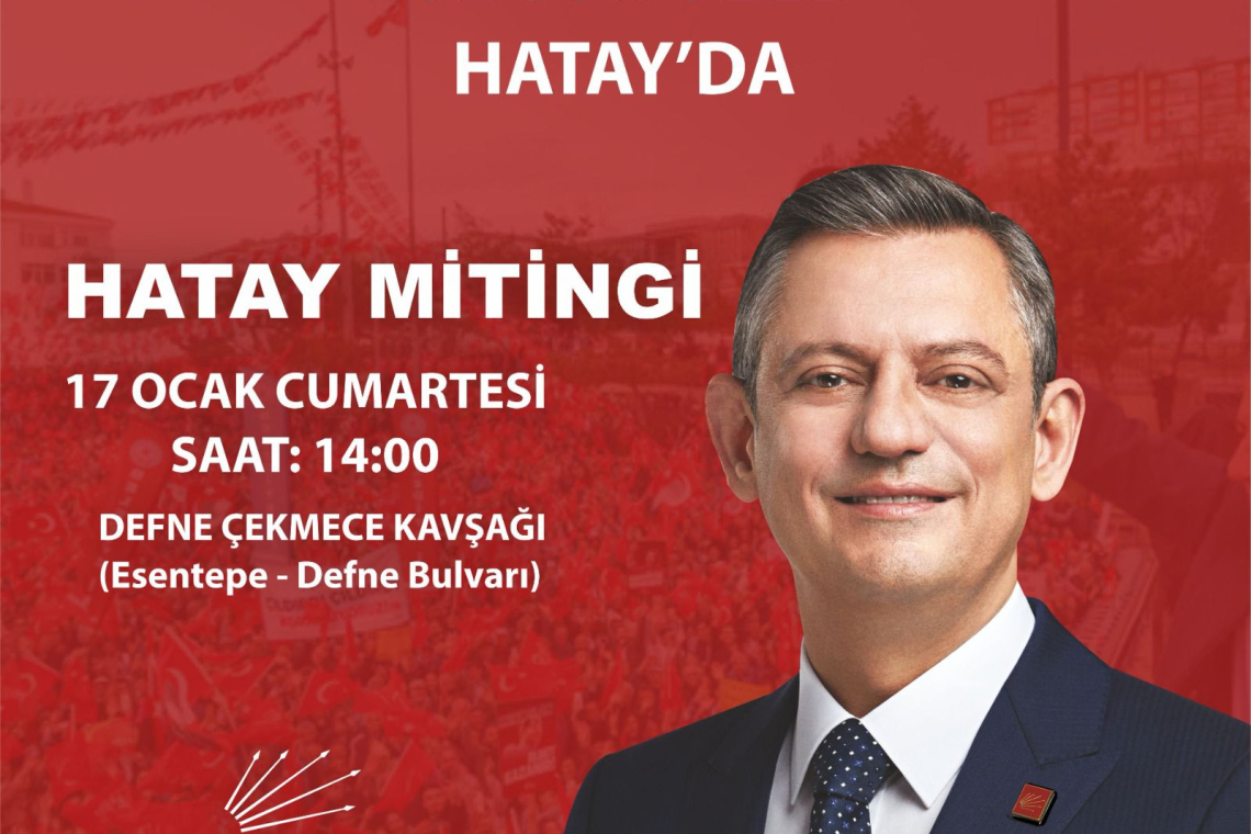 CHP'DEN "MİLLET İRADESİNE SAHİP ÇIKIYOR" MİTİNGİ 