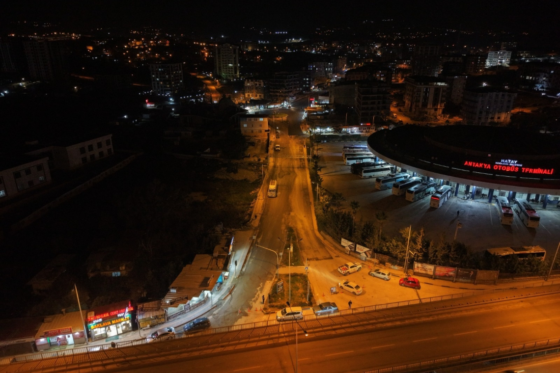 ANTAKYA OTOGAR ÇEVRESİNE ASFALT ÇALIŞMASI