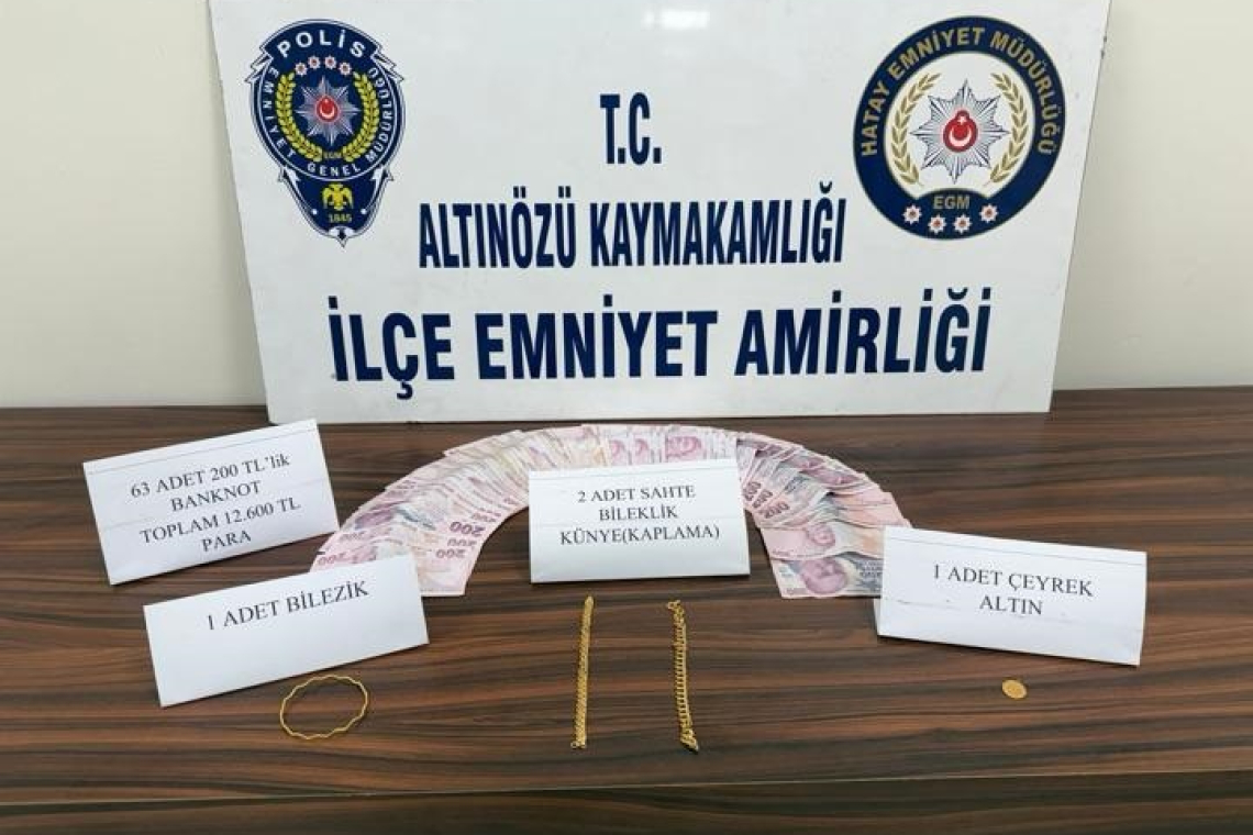 Sahte Altın Olayına Polis Engeli