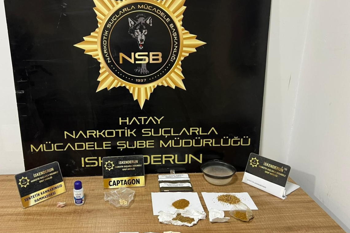 İskenderun'da Uyuşturucu Suçundan İki Tutuklama