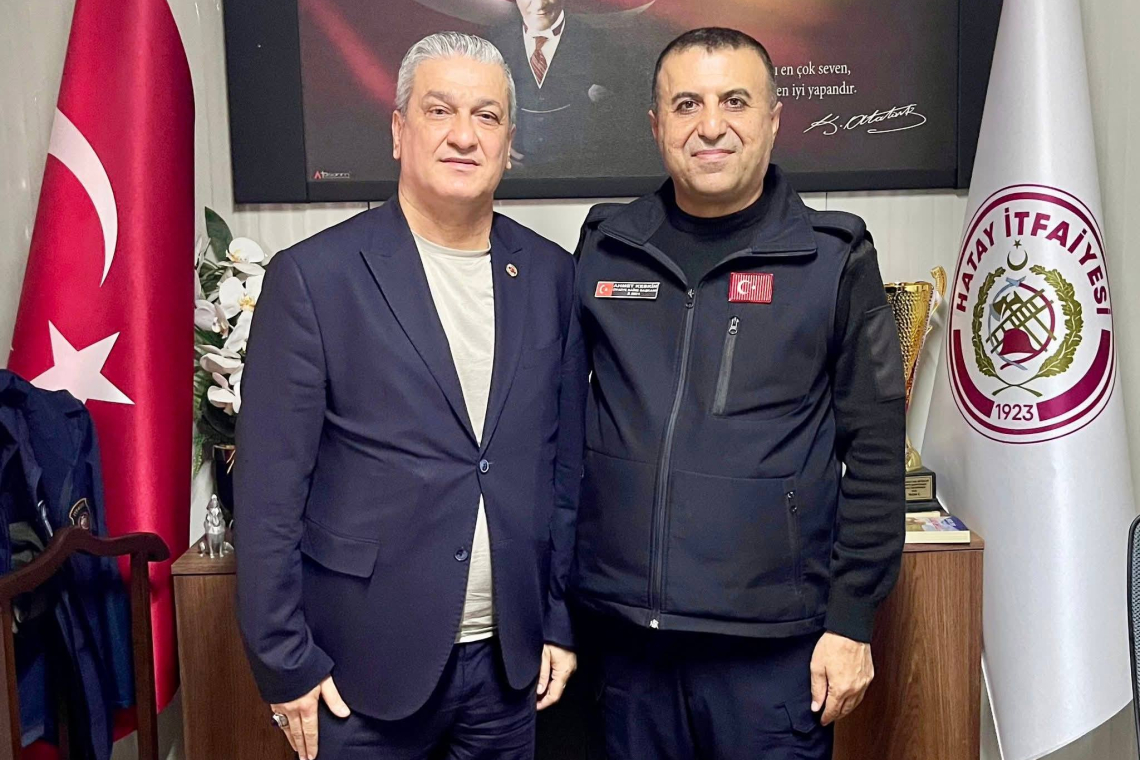 Başkan Gül'den İtfaiye Ekibine Ziyaret