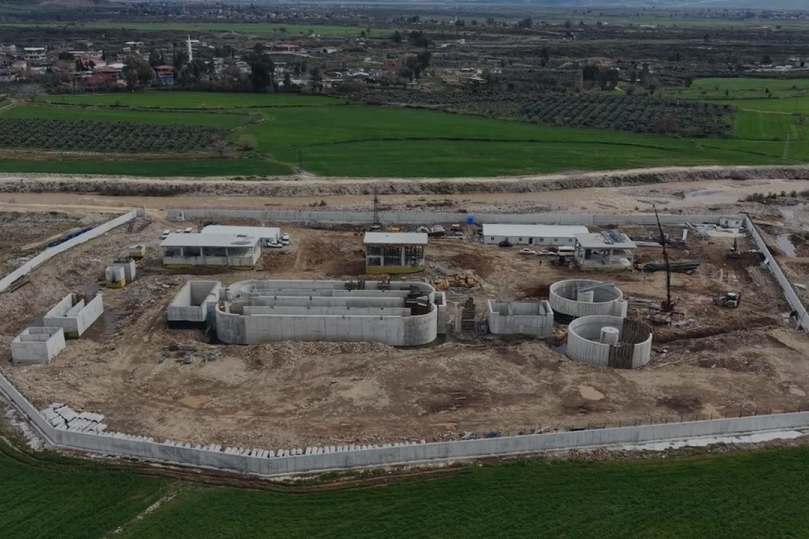 HASSA ARITMA TESİSİ PROJESİ HIZLA İLERLİYOR