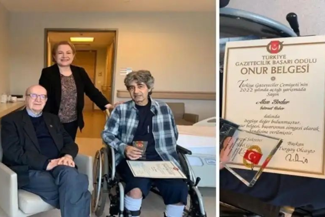 Akın Bodur’a Yerel Gazetecilik Ödülü