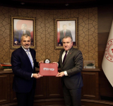 HBB BAŞKANI ÖNTÜRK’TEN BAKAN BAK’A ZİYARET