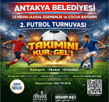 ANTAKYA BELEDİYESİ'NDEN FUTBOL TURNUVASI