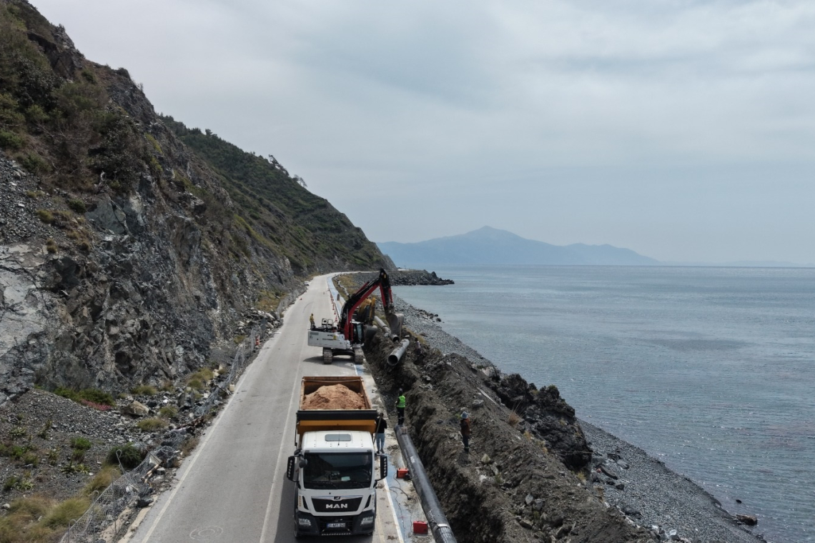 SAMANDAĞ AKÇAY İSALE HATTI'NDA YENİLENME