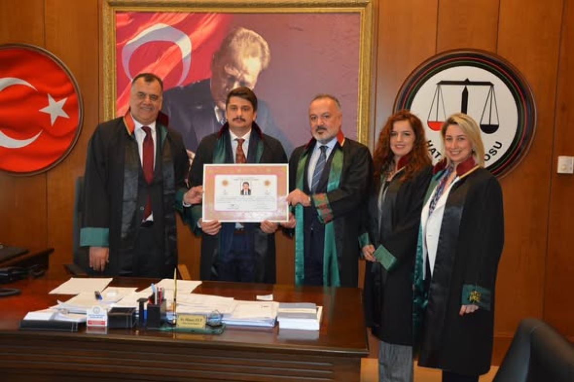 HATAY VALİ YARDIMCISI YILDIRIM CÜBBE GİYDİ 