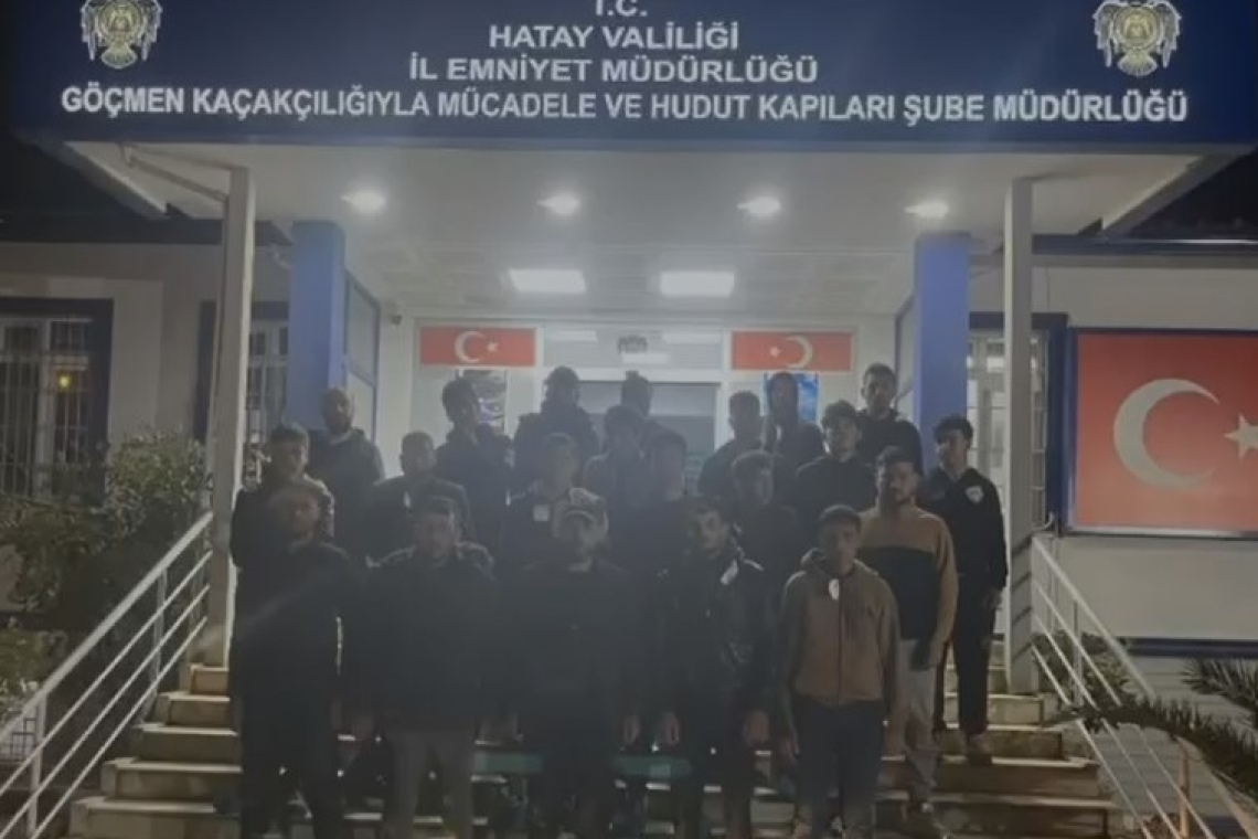 Hatay'da 19 Düzensiz Göçmen Daha