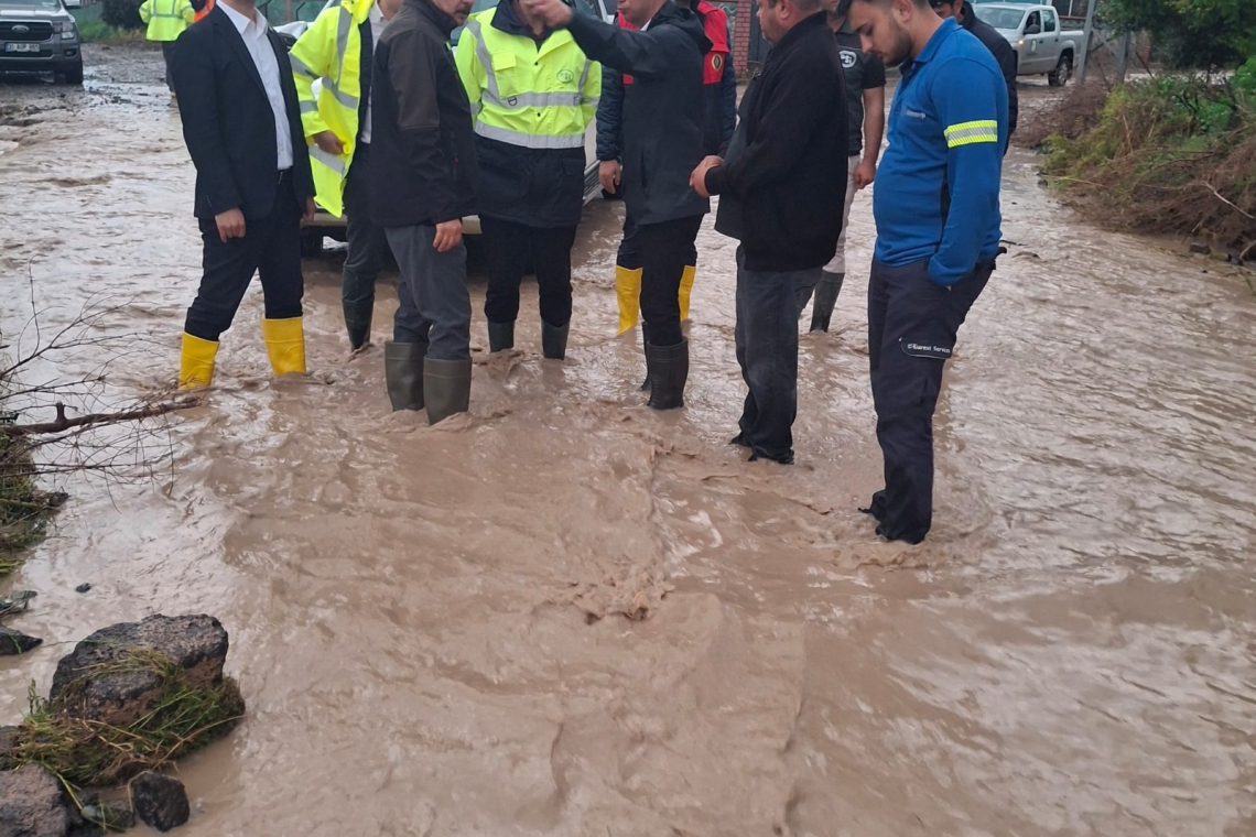 Hatay'da Yağış Risklerine Müdahale