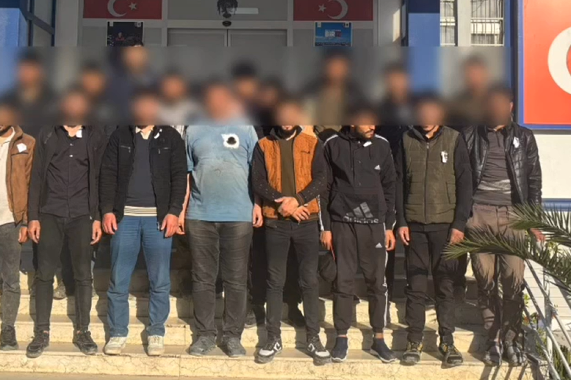 Hatay'da Yabancı Uyruklu 16 Göçmen