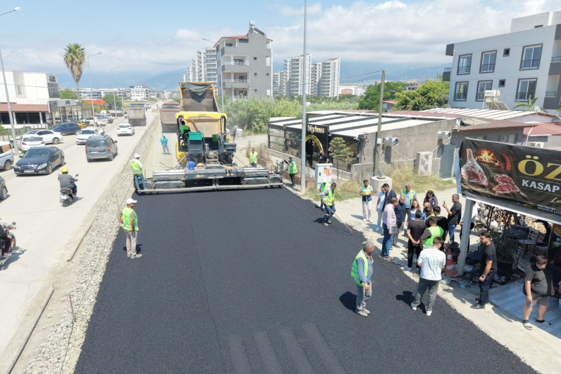 BAŞKAN ÖNTÜRK’TEN YOL ÇALIŞMASINDA İNCELEME