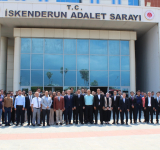 İskenderun Adliye Personelinden Vefalı Uğurlama