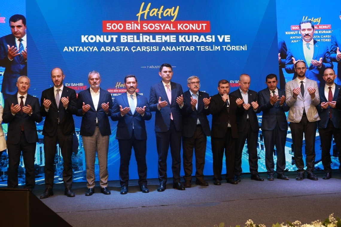 “500 BİN SOSYAL KONUT PROJESİ”NDE HATAY'DA YENİ ADIM
