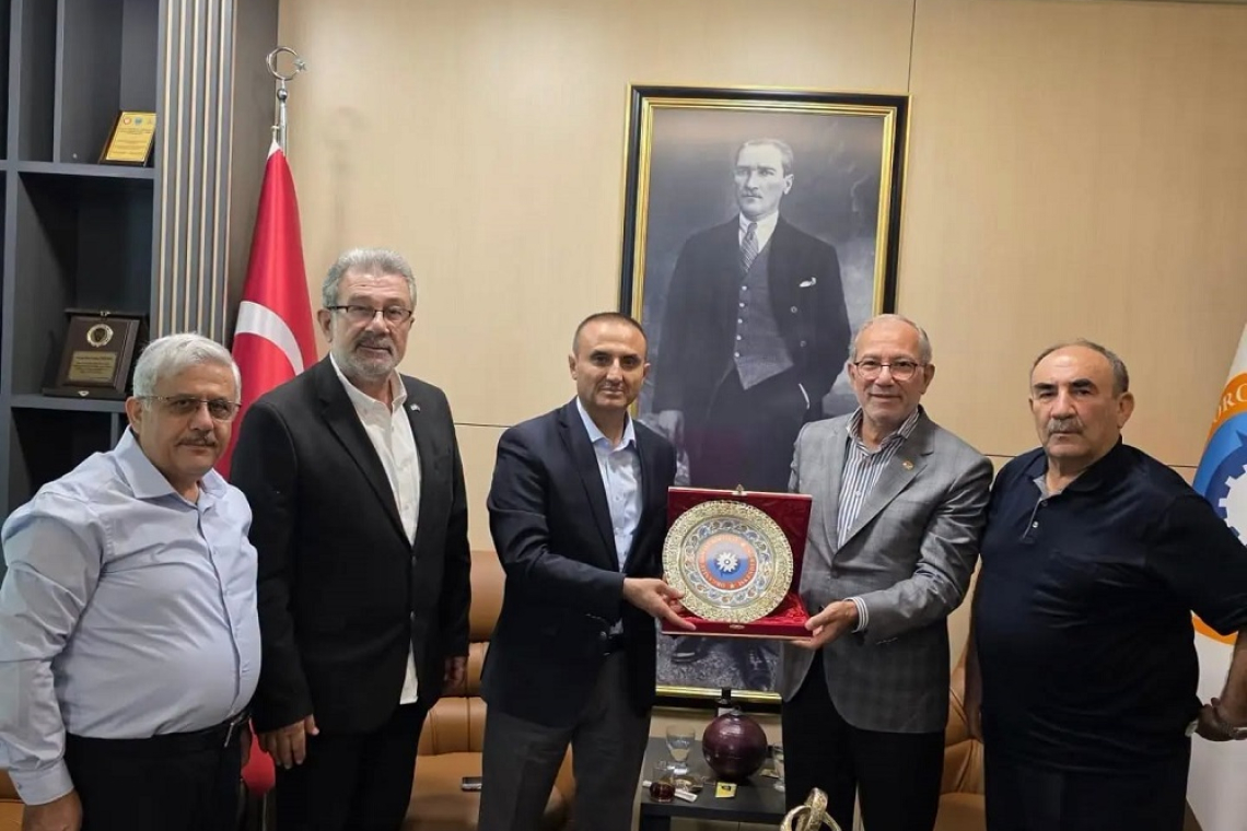 EMNİYET MÜDÜRÜ GÜNEŞ'TEN İSKENDERUN OSB YÖNETİMİNE VEDA ZİYARETİ