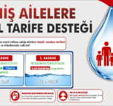 HATSU’DAN 5 VE ÜZERİ NÜFUSA SAHİP AİLELERE İNDİRİMLİ TARİFE